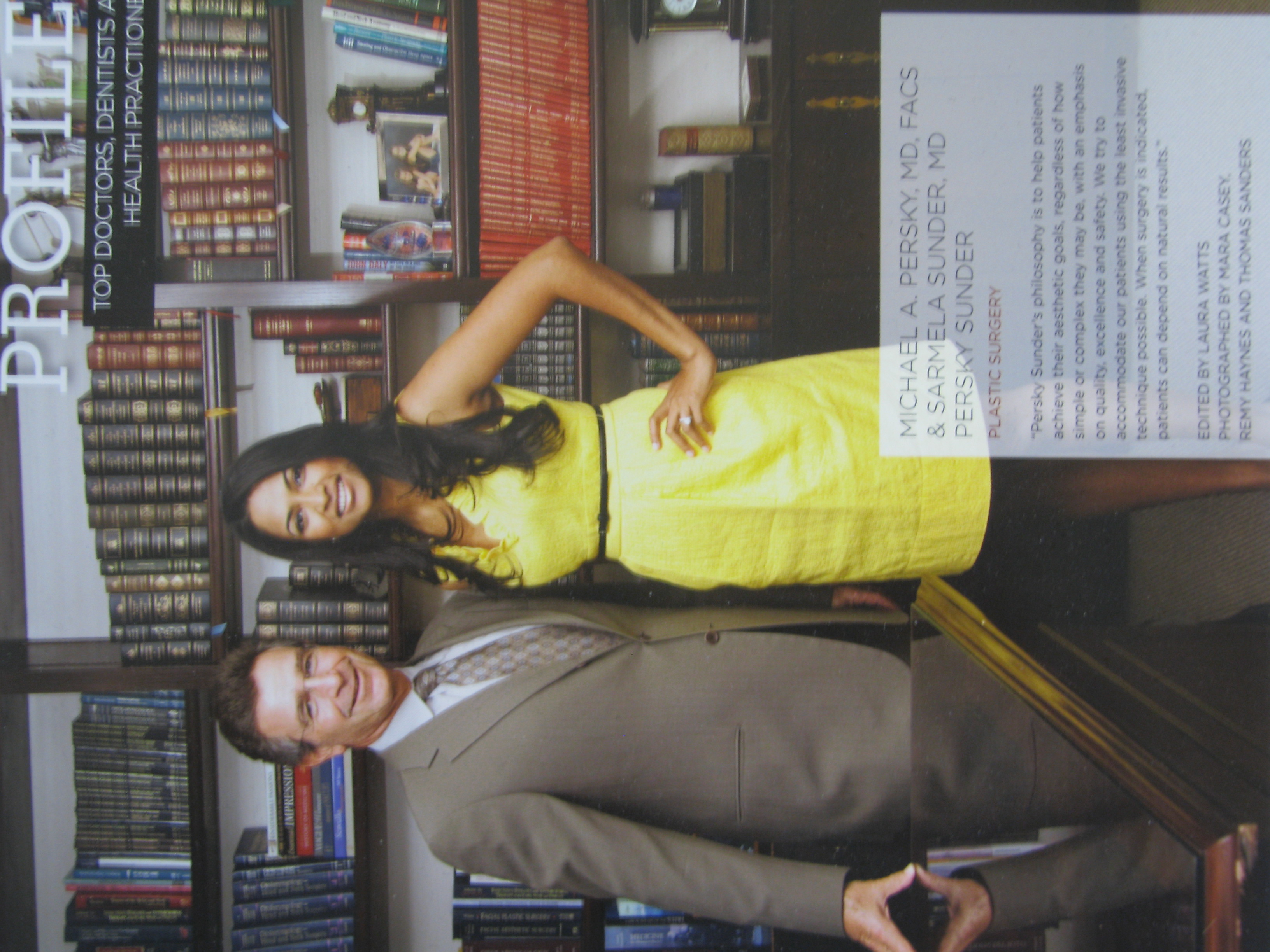 Persky Sunder Plastic Surgery Featured in Ventura Blvd Magazine Top Doctors Issue