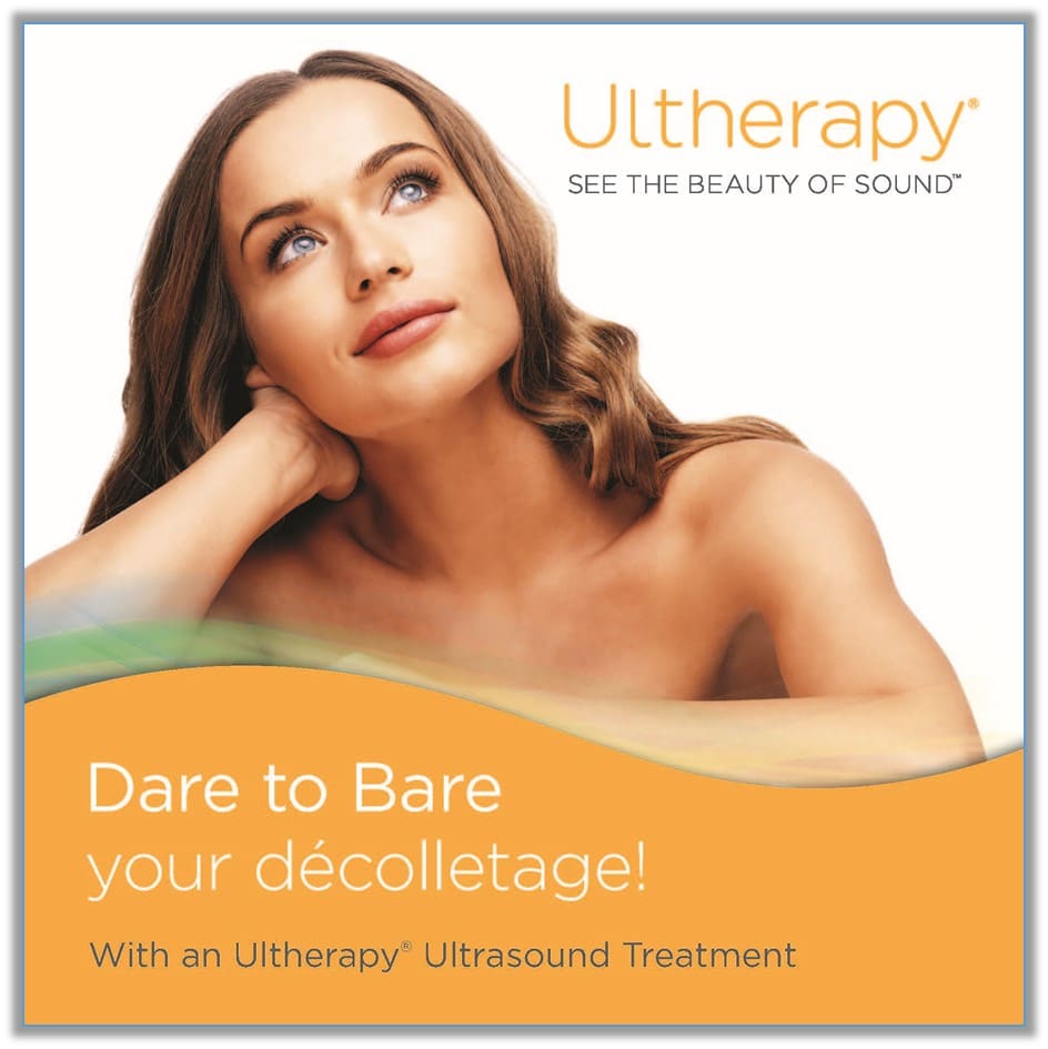 Ultherapy of the Decollete' Decollete' Skin Wrinkles and Lines Treated